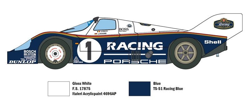 Italeri 3648 PORSCHE 956 1/24  – image 2