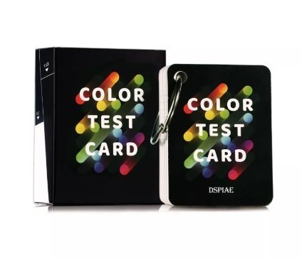 Outil porte-clés modèle de carte de test de couleur DSPIAE CC-01