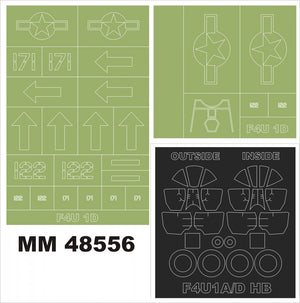 Montex MM48556 F4U-1D CORSAIR pour HOBBY BOSS 80384 1/48