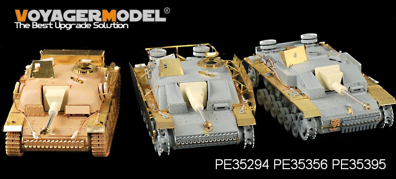 Maquette Voyager PE35395 StuG.III Ausf.F8 allemand de la Seconde Guerre mondiale, version de base (fin de production), pour DRAGON 6644, échelle 1/35 – image 2