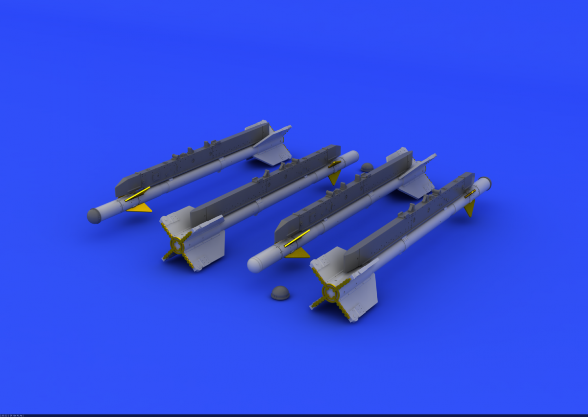 Missiles Eduard 672185 R-3S pour MiG-21 EDUARD 1/72