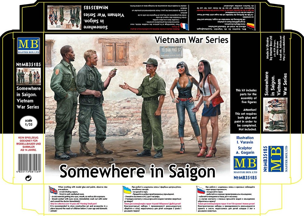 Master Box 35185 Quelque part à Saigon (Guerre du Vietnam) 1/35