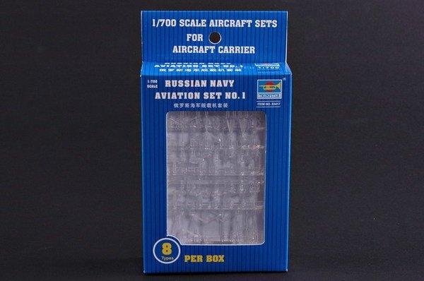 Coffret d&amp;#39;aviation de la marine russe Trumpeter 03417 n° 1, échelle 1/700