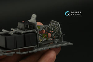 Intérieur imprimé en 3D et coloré sur papier décalcomanie (Zoukei-Mura SWS) pour le P-51D Mustang de Quinta Studio QD32145, échelle 1/32 – immagine 8