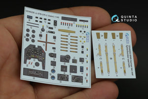 Intérieur imprimé en 3D et coloré sur papier décalcomanie Quinta Studio QD48206 Ju 87B-2/R-2 (Italeri) 1/48 – image 10
