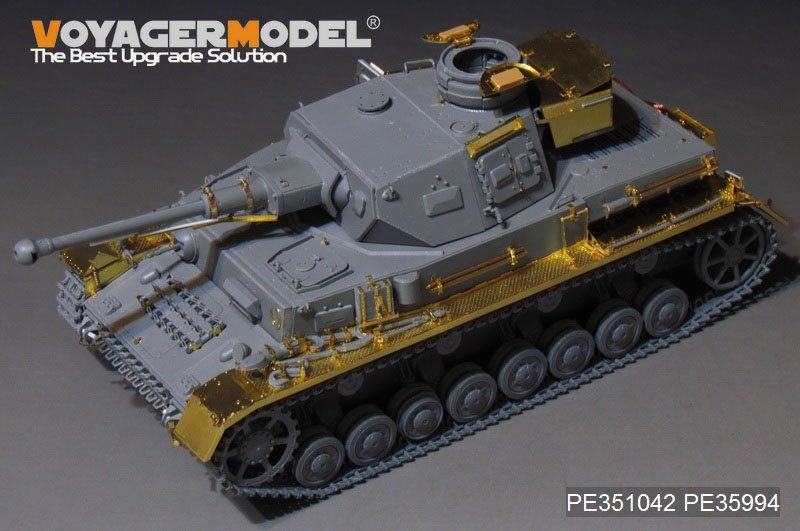 Maquette Voyager PE351042 Char allemand Pz.Kpfw.IV Ausf.F2 Basic pour Border BT-003, échelle 1/35 – Bild 2
