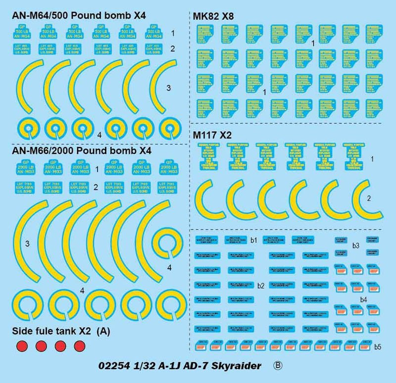 Trumpeter 02254 A-1J AD-7 Skyraider 1/32 – Bild 6