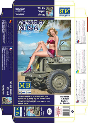 Kit Master Box 24006 série Pin-up n° 6 Samantha 1/24 – image 3