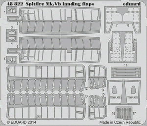 Eduard 48822 Spitfire Mk. V volets d&amp;#39;atterrissage AIRFIX 1/48