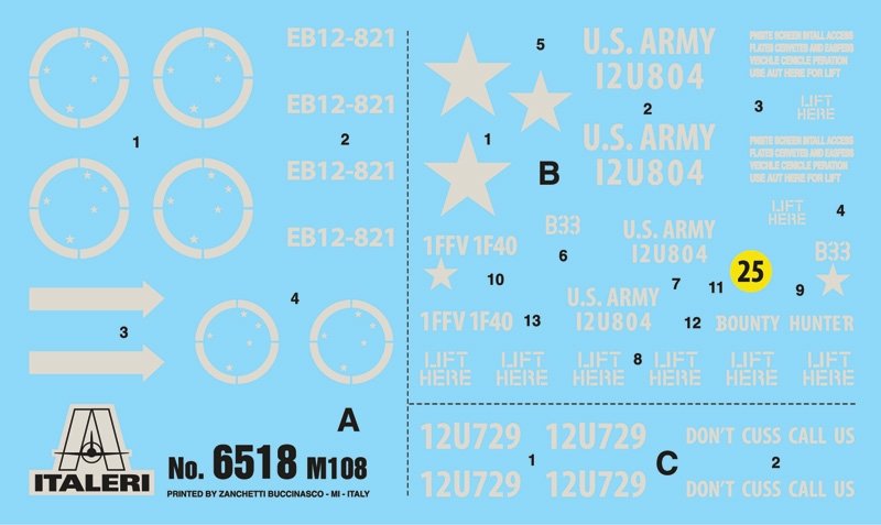 Italeri 6518 M108 1/35 – Bild 2