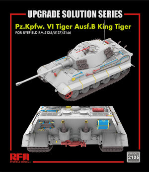 Kit d&amp;#39;amélioration Rye Field Model 2105 Kingtiger pour RFM RM5125/5137/5146 1/35