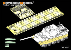 Voyager modèle PEA445 WWII allemand Sd.Kfz.186 Panzerjäger &amp;quot;Jagdtiger&amp;quot; Schurzen Version tardive (pour TAKOM 8001) 1/35