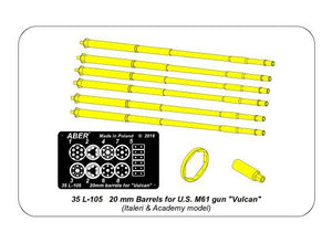 Canons Aber 35L-105 de 20 mm pour fusil américain M61 Vulcan (1/35) – Bild 10