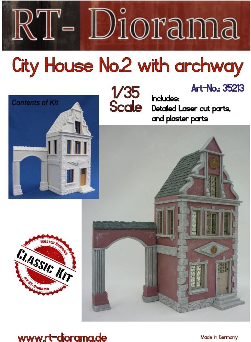 RT-Diorama 35213 Maison de ville n° 2 avec arche 1/35