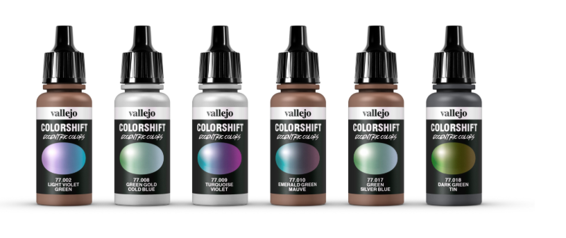 Vallejo 77092 Eccentric The Shifters, coffret de 6 peintures 17 ml - Poussière Galactique