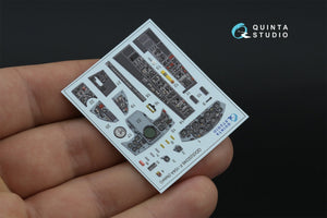 Intérieur imprimé en 3D et coloré sur papier décalcomanie Quinta Studio QD32246 F-104A (Italeri) 1/32 – immagine 4
