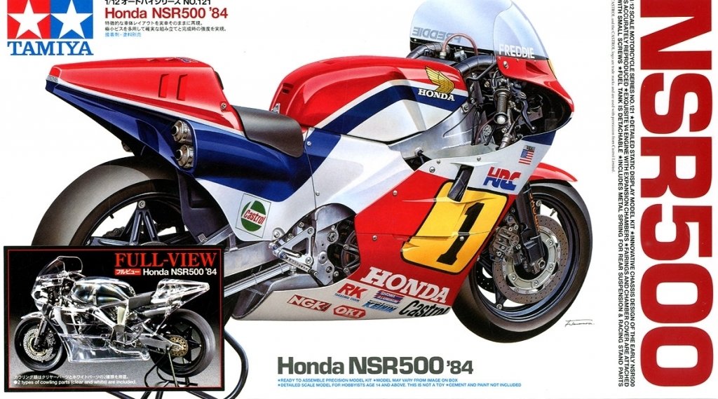 Tamiya 14126 Honda NSR500 84 Vue complète (1/12)