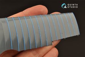 Bandes à nervures bleues Quinta Studio QP48004 pour Fokker Dr.(F)ID.VII 1/48 – imagen 5