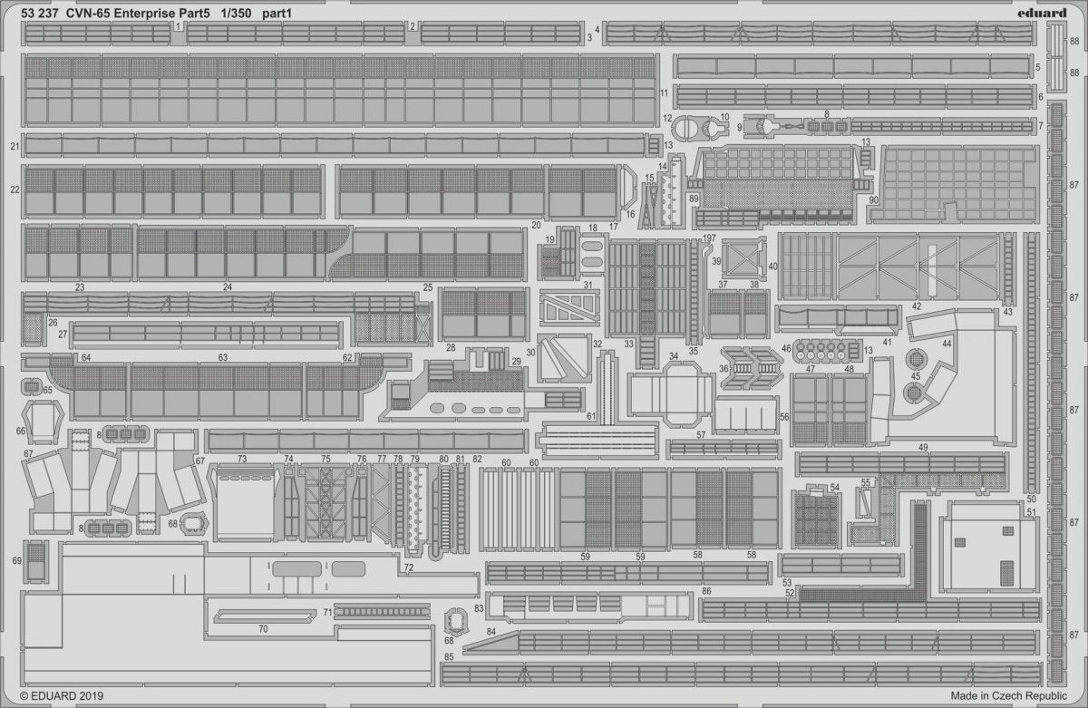 Eduard 53237 CVN-65 Enterprise pt.5 1/350 TAMIYA – immagine 2
