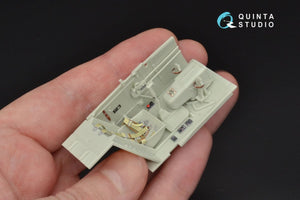Intérieur imprimé en 3D et coloré sur papier décalcomanie Quinta Studio QD32045 Bf 109G-10 (pour maquette Revell) 1/32 – Bild 6