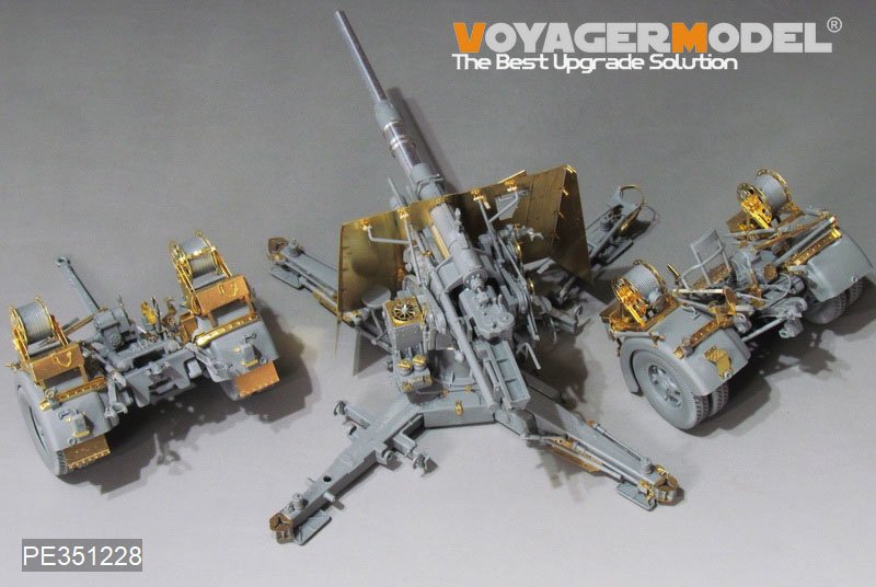 Kit de mise à niveau Voyager Model PE351228 pour canon allemand de 88 mm FlaK36 de la Seconde Guerre mondiale (pour Border BT-013) à l&amp;#39;échelle 1/35 – imagen 3