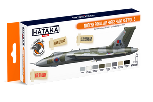 Hataka HTK-CS97 Ensemble de peinture moderne Royal Air Force vol. 5 (8x17ml)