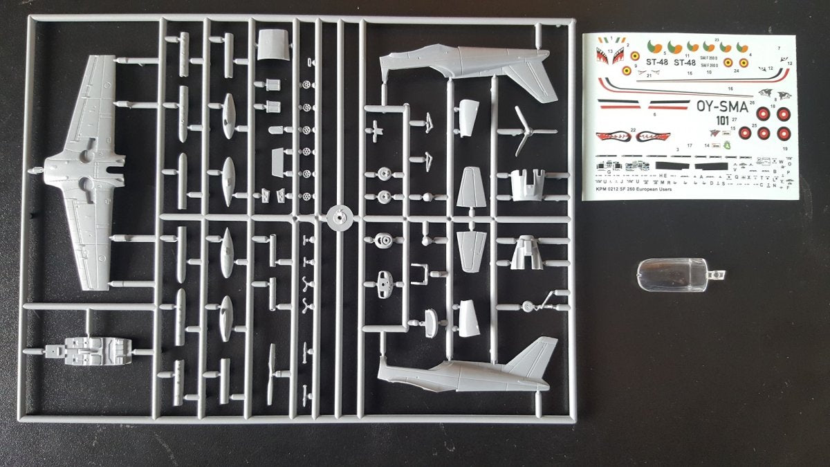Kovozavody Prostejov KPM0212 SIAI SF-260W/D Utilisateurs européens 1/72 – Bild 3