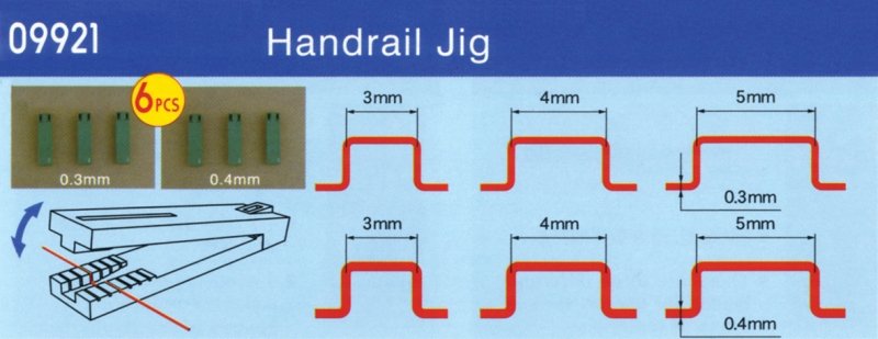 Gabarit de cintreuse de fil Trumpeter 09921 Haidrail