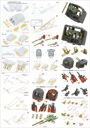 Pontos 37035F1 Croiseur lourd japonais Mogami 1942 Kit de détails 1/350 – image 13