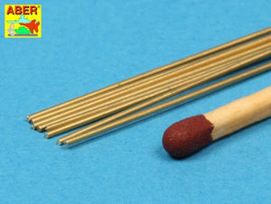 Aber BR06 Tiges rondes en laiton 0,60 mm de longueur 250 mm x 8 pièces. – image 4
