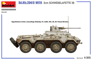 MiniArt 35431 Sd.Kfz.234/3 Avec 2cm Schwebelafette 38 1/35 – immagine 15
