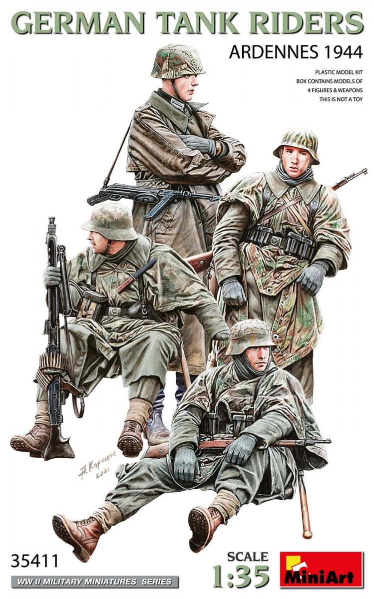 MiniArt 35411 CAVALIERS DE CHARS ALLEMANDS. ARDENNES 1944 1/35