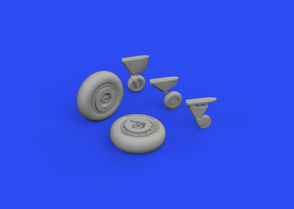 Roues Eduard 648767 F4F-3 (première version EDUARD 1/48) – immagine 2