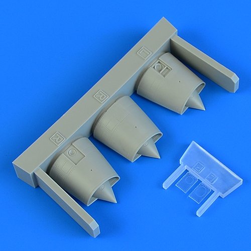 Prises d&amp;#39;air Quickboost QB72615 Mirage F.1 pour maquette Special Hobby 1/72
