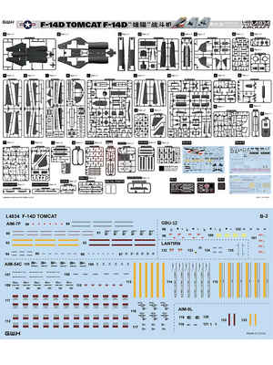 Maquette Great Wall Hobby L4834 F-14D Tomcat au 1/48 – image 4