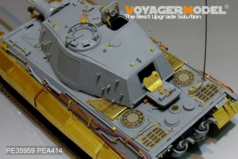 Voyager Model PE35959 WWII German King Tiger (Hensehel Turret) For HOBBYBOSS 84531 1/35 – zdjęcie 14