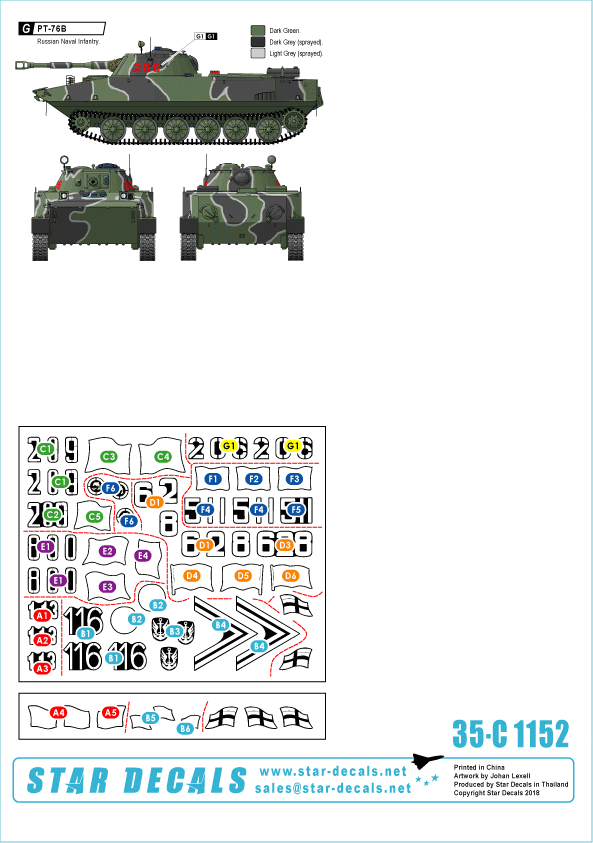 Star Decals 35-C1152 Infanterie navale 4 1/35 – image 2