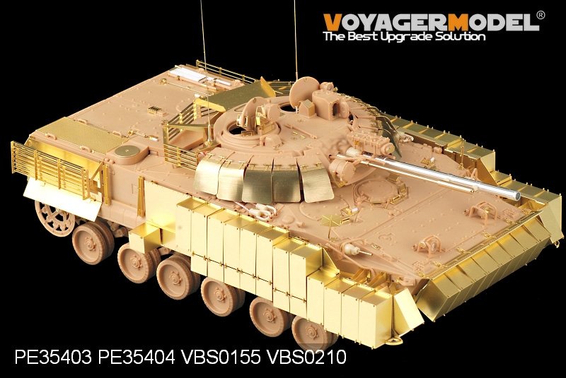 Maquette Voyager PE35403 BMP-3 MICV russe moderne avec blindage à lames pour TRUMPETER 00365 1/35 – imagen 4