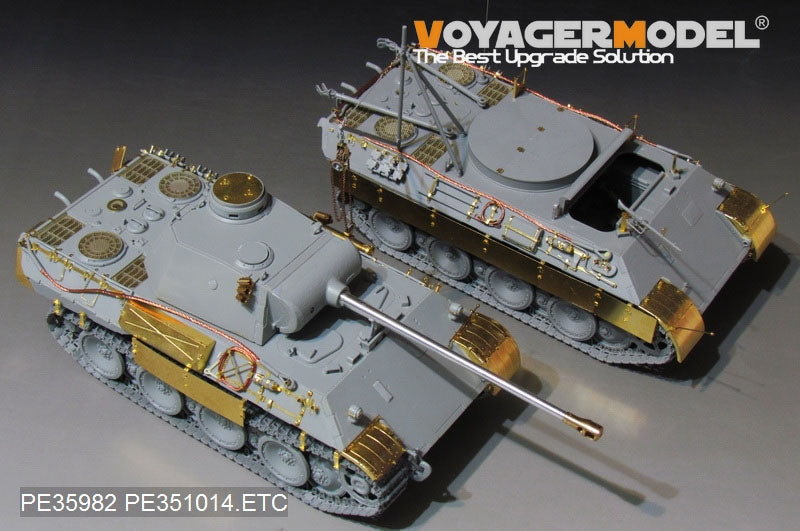 Maquette Voyager PE35982 Char Panther D allemand de la Seconde Guerre mondiale, version initiale de base, pour TAKOM 2103 au 1/35 – image 11