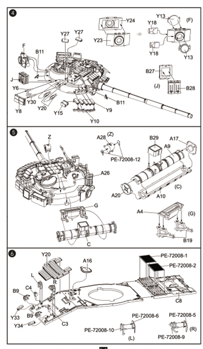 Modelcollect UA72193 Soviet T-80 Main Battle Tank 1970S-1990S N in1 1/72 – zdjęcie 10