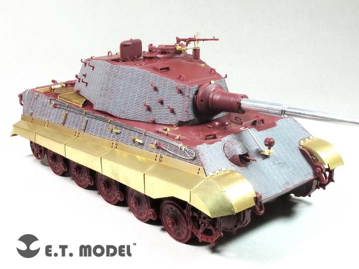 ET Model E35-259 WWII German KING TIGER (Tourelle Henschel) Basic (Pour kit MENG) (1/35) – immagine 4