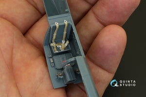 Intérieur imprimé en 3D et coloré sur papier décalcomanie Quinta Studio QD48075 Bf-109G-2 (pour kit Eduard) 1/48 – image 8