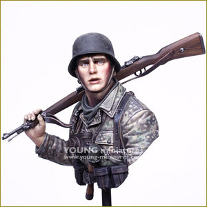 Young Miniatures YM1895 Jeune soldat allemand Seconde Guerre mondiale 1/10  – Bild 6