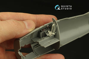 Intérieur imprimé en 3D et coloré sur papier décalcomanie Quinta Studio QD48365 F8F-1 Bearcat (Hobby Boss) 1/48 – image 5