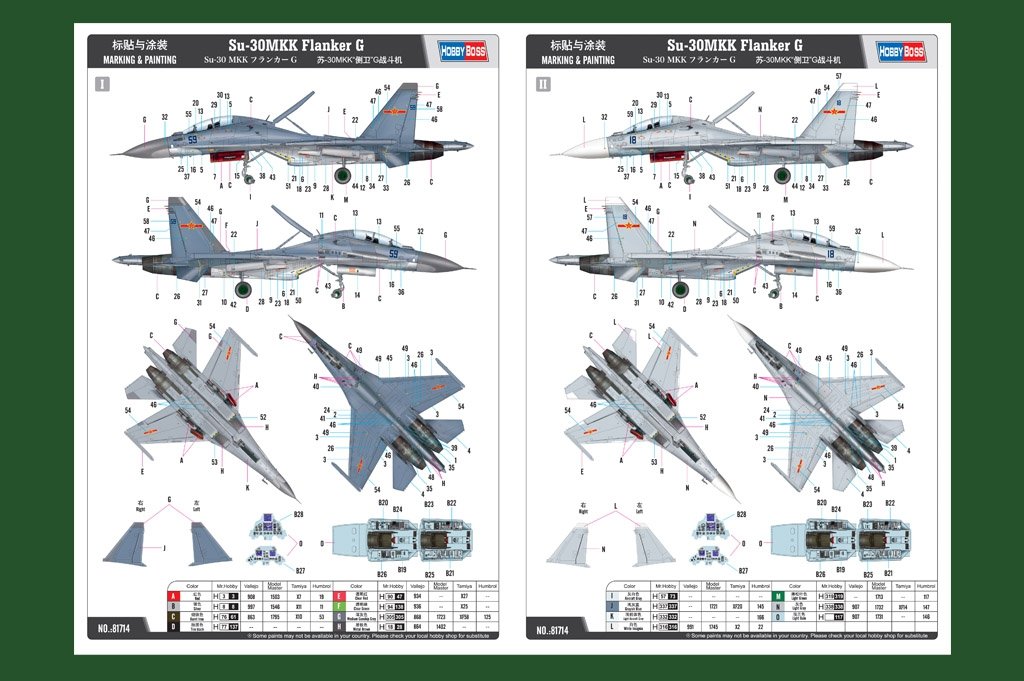 Hobby Boss 81714 Su-30MKK Flanker G 1/48 – immagine 3