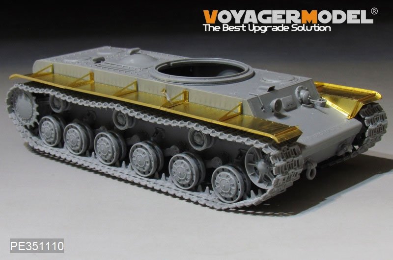 Garde-boues de char russe KV-2 de la Seconde Guerre mondiale, modèle Voyager PE351110, pour maquette TRUMPETER au 1/35  – image 9
