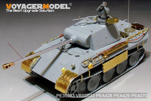 Maquette Voyager PE35983 Char Panther D allemand de la Seconde Guerre mondiale, version tardive de base, pour TAKOM 2104, échelle 1/35 – immagine 10