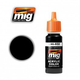 Munitions Mig Jimenez 0032 Noir satiné