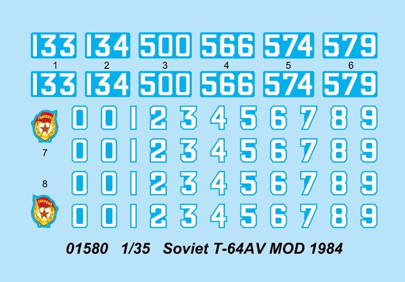 Trumpeter 01580 Soviet T-64AV MOD 1984 1/35 – zdjęcie 10