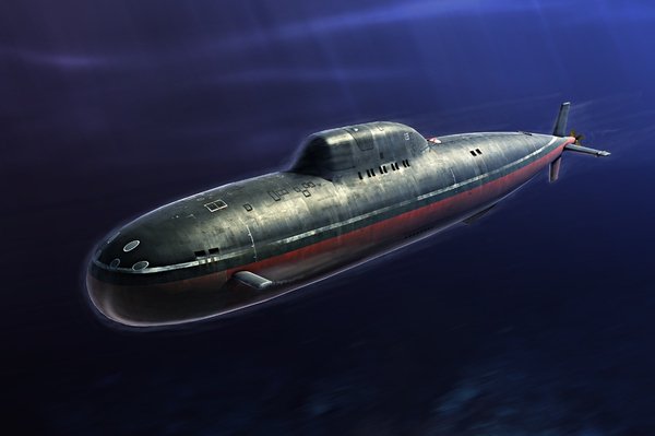 Hobby Boss 83528 Sous-marin nucléaire d'attaque de classe Alfa de la marine russe (1/350)
